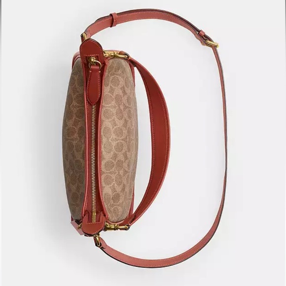 COACH Cary Crossbody Bag In Signature Canvas NWT - Picture 7 of 12